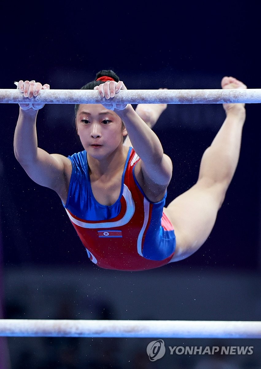 North Korea’s ‘gymnastics goddess’ Ahn Chang-ok wowed the crowd with her performance